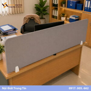 Vách ngăn bàn làm việc bằng gỗ VACH-006
