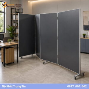 Vách ngăn di động khung nhôm VACH-007