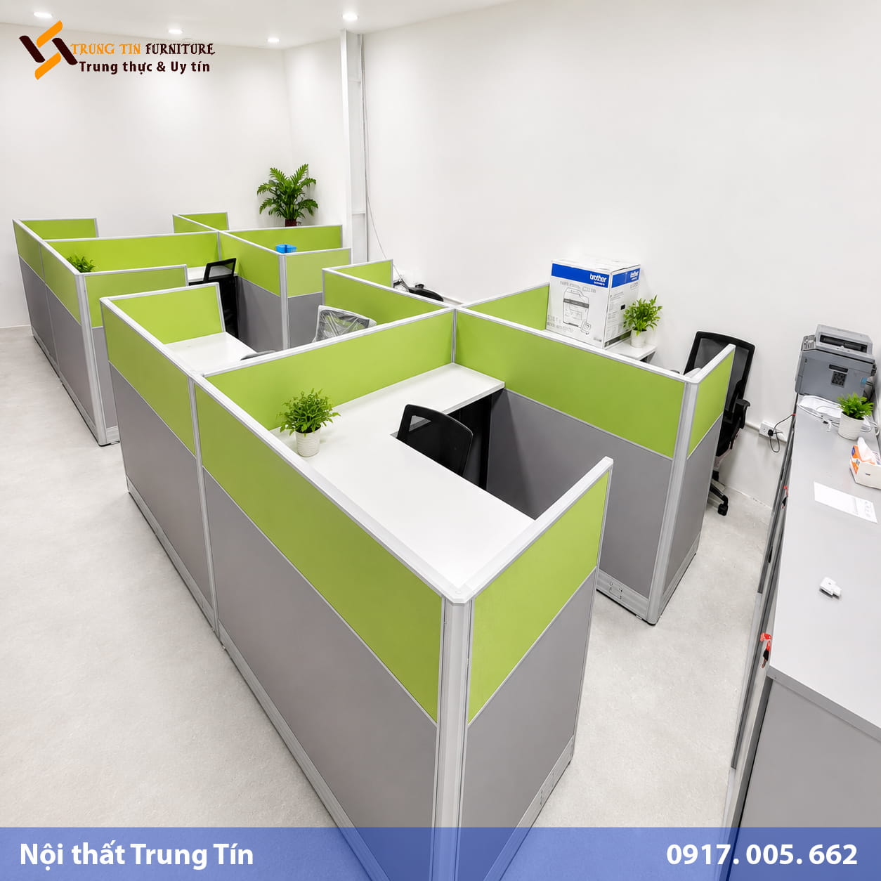 Vách Ngăn Khung Nhôm Bọc Nỉ Xanh Xám Độc Đáo VACH-011 Vách Ngăn Khung Nhôm Bọc Nỉ Xanh Xám Độc Đáo VACH-011