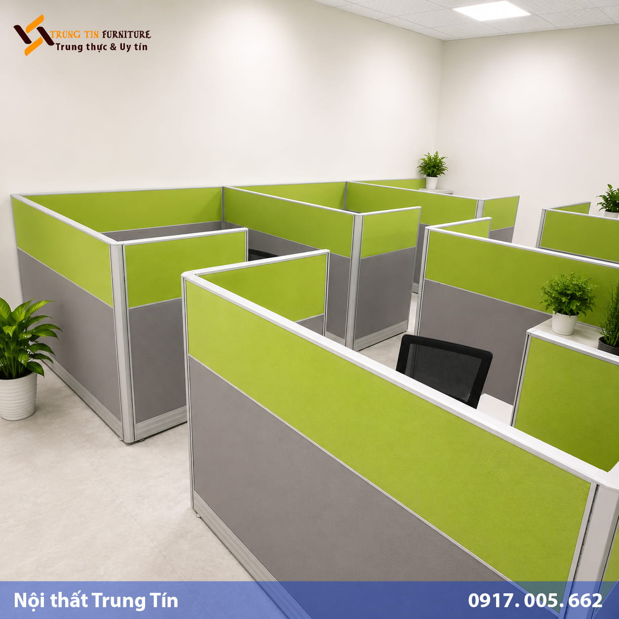 Vách Ngăn Khung Nhôm Bọc Nỉ Xanh Xám Độc Đáo VACH-011 Vách Ngăn Khung Nhôm Bọc Nỉ Xanh Xám Độc Đáo VACH-011