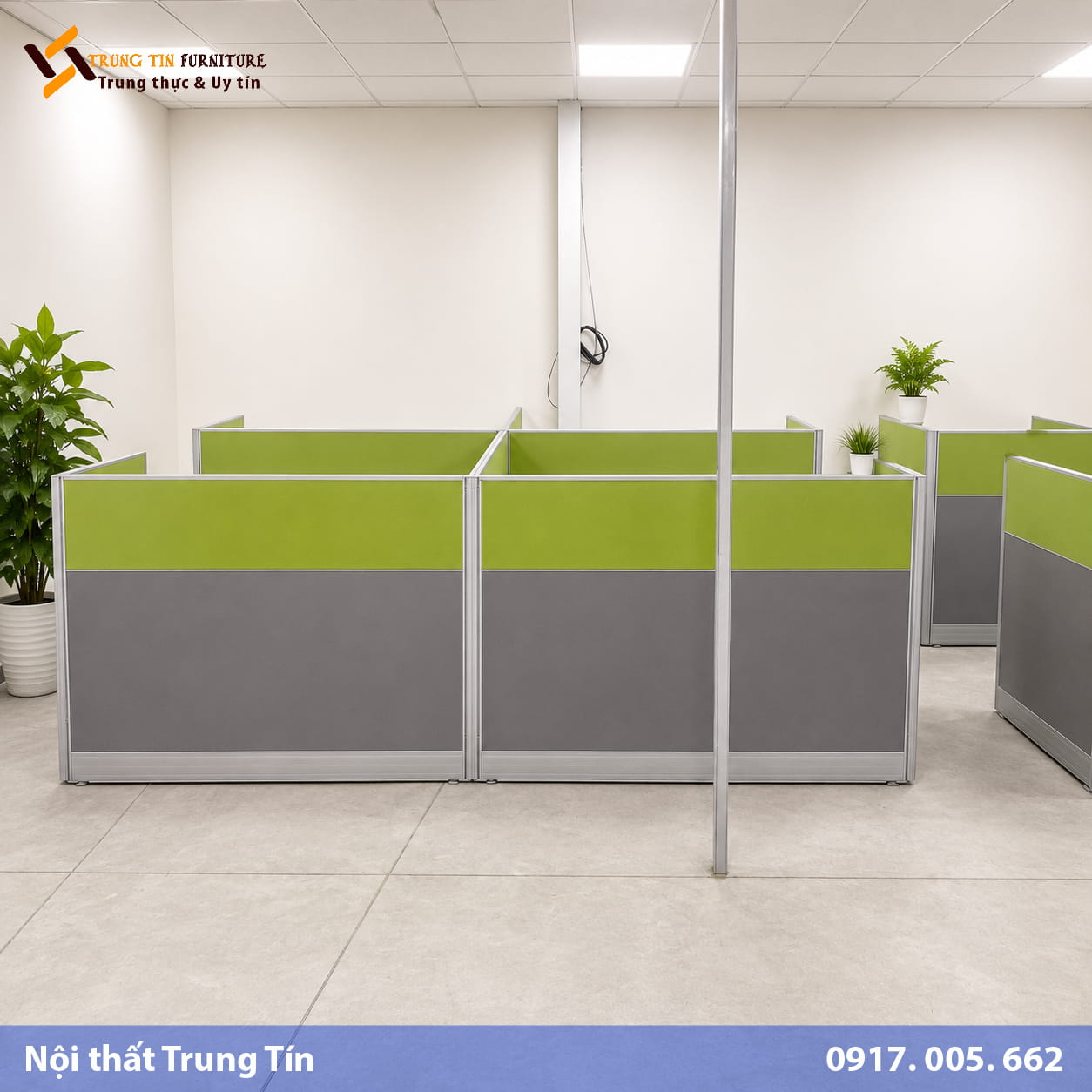 Vách Ngăn Khung Nhôm Bọc Nỉ Xanh Xám Độc Đáo VACH-011 Vách Ngăn Khung Nhôm Bọc Nỉ Xanh Xám Độc Đáo VACH-011