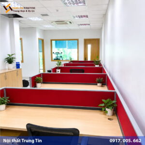 Vách ngăn nỉ văn phòng hiện đại VACH-016
