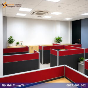 Vách ngăn nỉ văn phòng hiện đại VACH-016