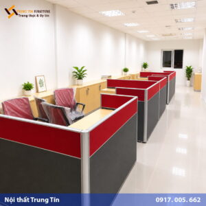 Vách ngăn nỉ văn phòng hiện đại VACH-016