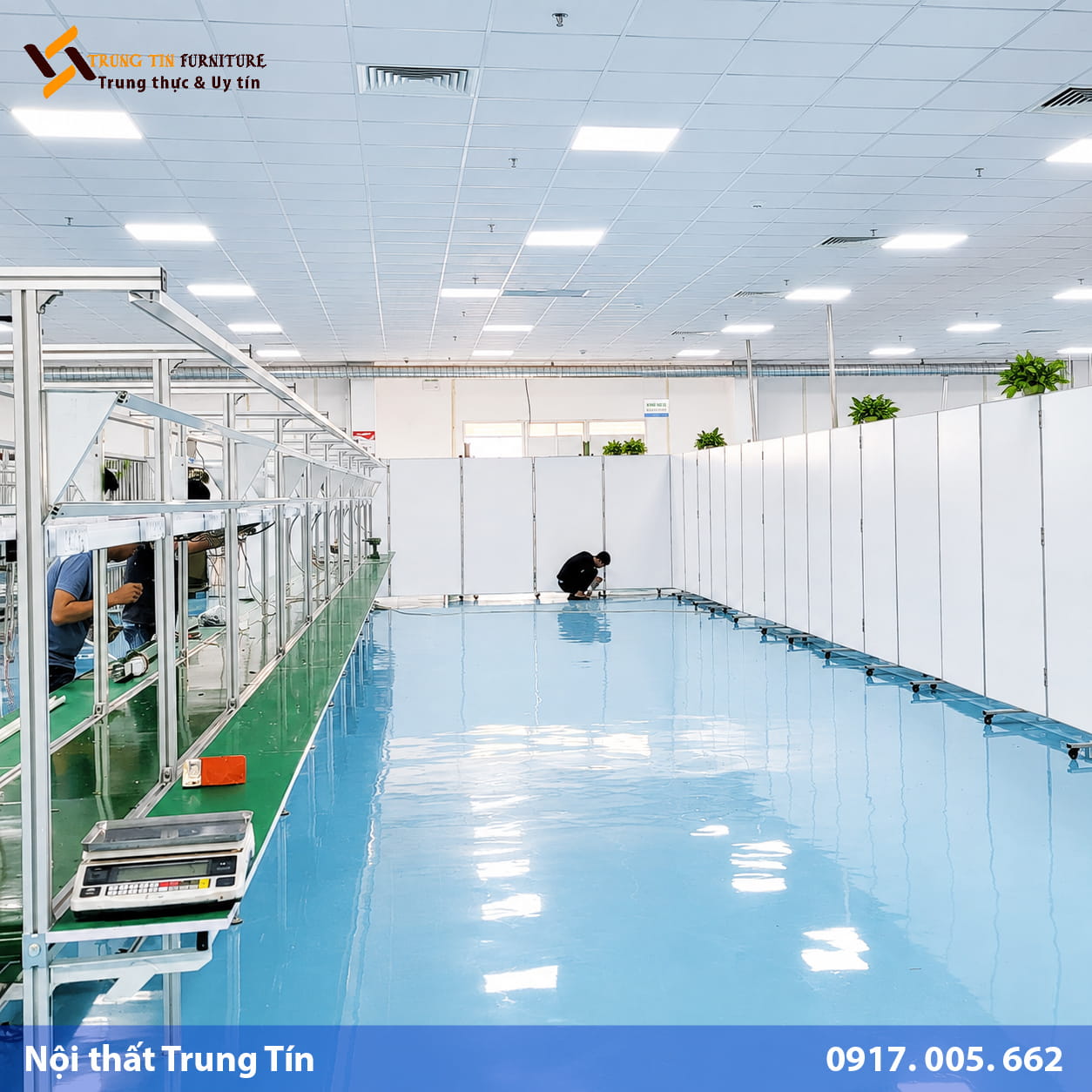 Vách ngăn nỉ di động có bánh xe cho văn phòng VACH-021 Vách ngăn nỉ di động có bánh xe cho văn phòng VACH-021
