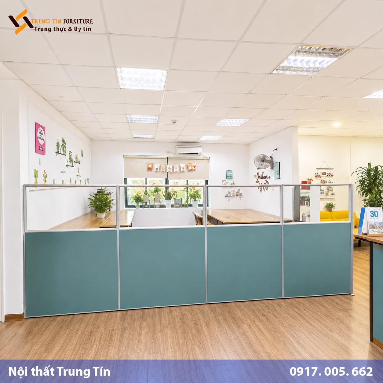 Vách nỉ khung nhôm kết hợp kính lấy sáng VACH-022 Vách nỉ khung nhôm kết hợp kính lấy sáng VACH-022