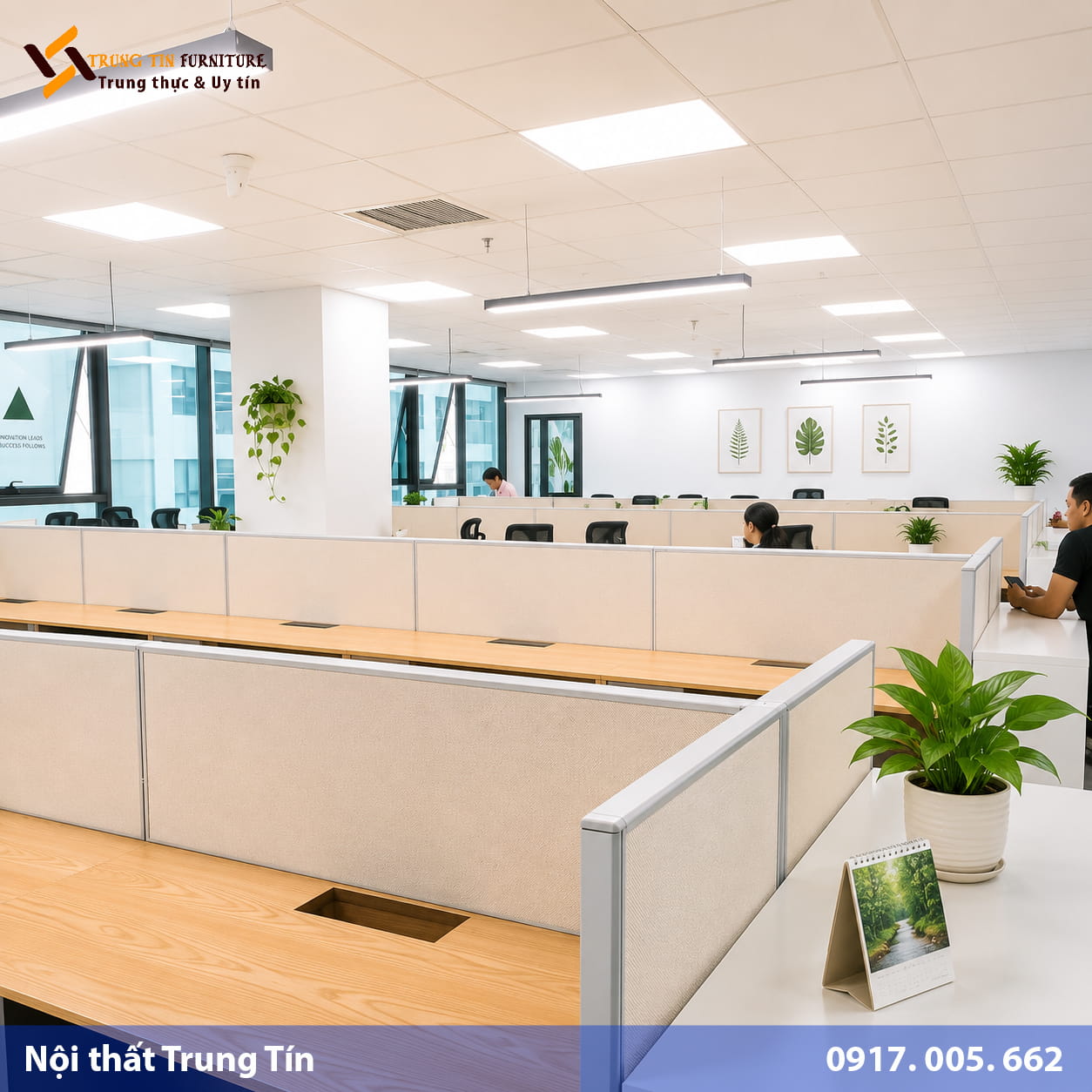 Vách nỉ khung nhôm phân khu bàn làm việc VACH-023 Vách nỉ khung nhôm phân khu bàn làm việc VACH-023