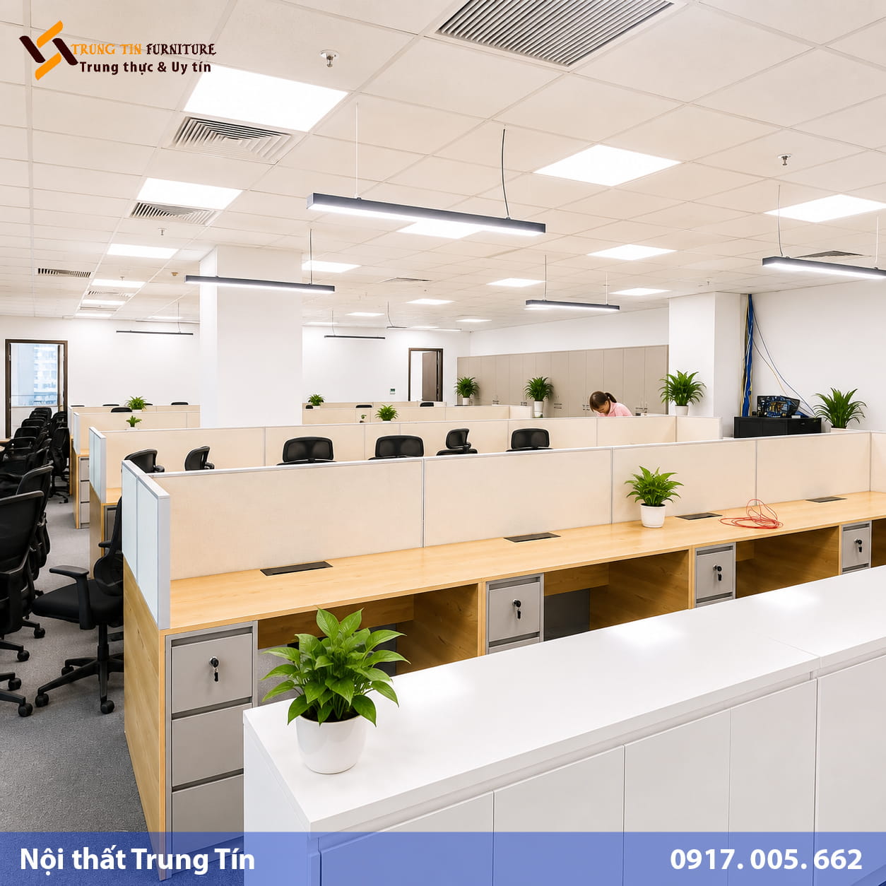 Vách nỉ khung nhôm phân khu bàn làm việc VACH-023 Vách nỉ khung nhôm phân khu bàn làm việc VACH-023