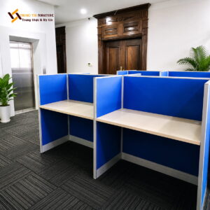 Vách ngăn nỉ khung nhôm bàn làm việc VACH-025