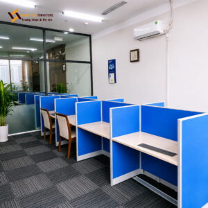 Vách ngăn nỉ khung nhôm bàn làm việc VACH-025