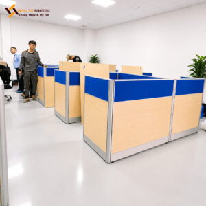 Vách ngăn gỗ nỉ bàn làm việc văn phòng VACH-044
