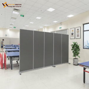 Vách gỗ di động phân chia không gian văn phòng – VACH-058