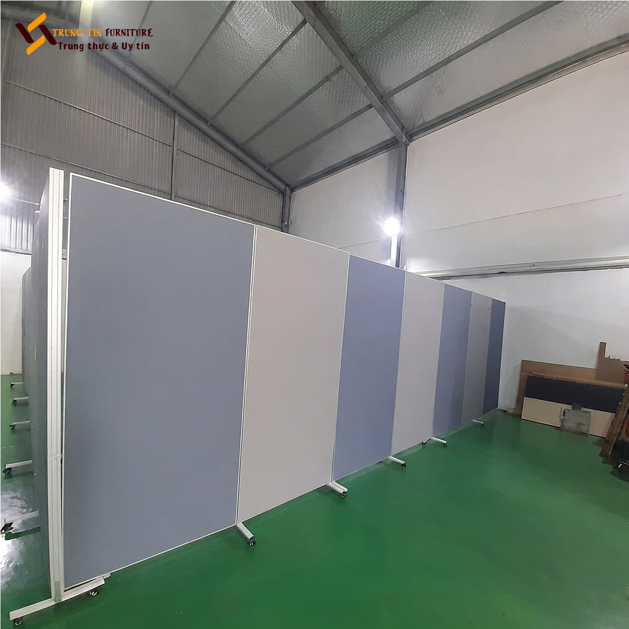 Vách Ngăn Di Động Văn Phòng Hiện Đại MDF Melamine VACH-082 Vách Ngăn Di Động Văn Phòng Hiện Đại MDF Melamine VACH-082
